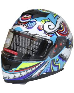 Capacete para Moto Jiekai JK-317 B1 - Graphic