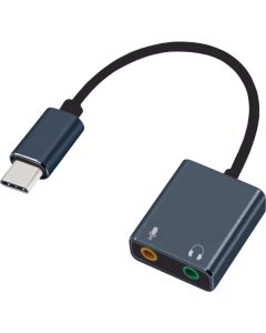 Adaptador USB-C para Áudio 3D Estéreo ARG-CB-0066 - Preto