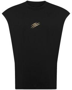 Regata Philipp Plein Sport PAEC MRK0104 STE001N 0294 Tanktop T-Shirt Label Masculina
