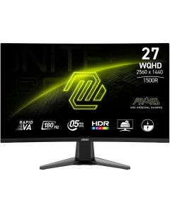 Monitor Gamer MSI 27" MAG 27CQ6F Curvo WQHD 0.5ms/180Hz HDMI/DP