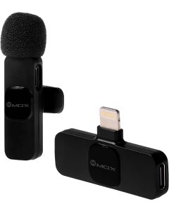 Microfone sem fio MOX MO-MIC22 para Smartphone Lightning